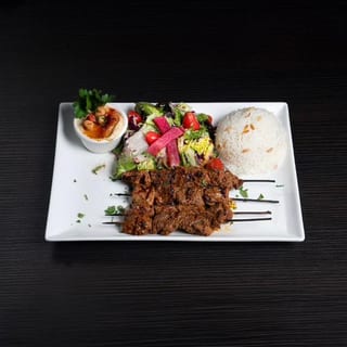 combo shish kebab plate